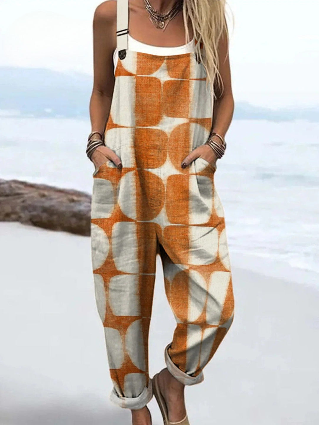 Ronja™ | Retro Rust-Colored Overall